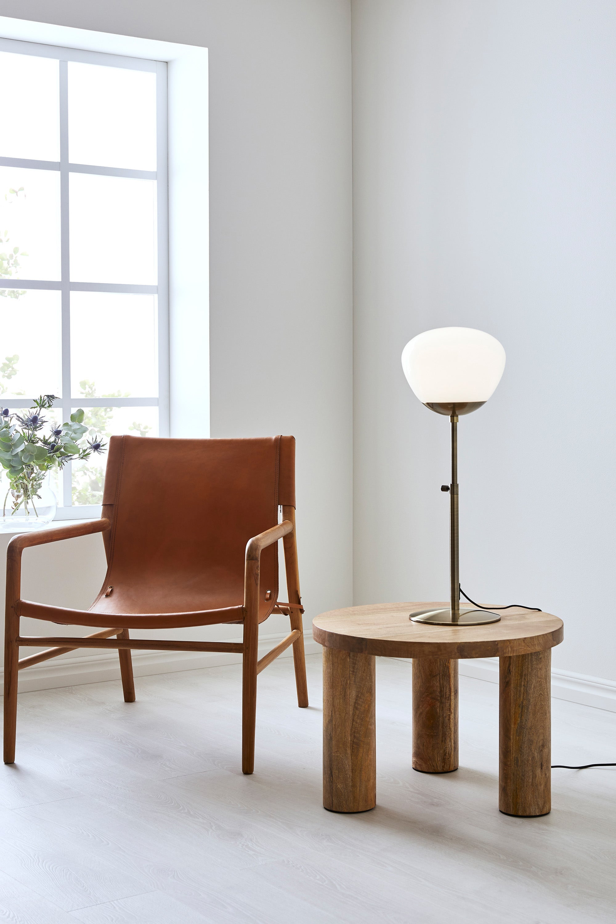 RISE bordslampa 1L Antique/White