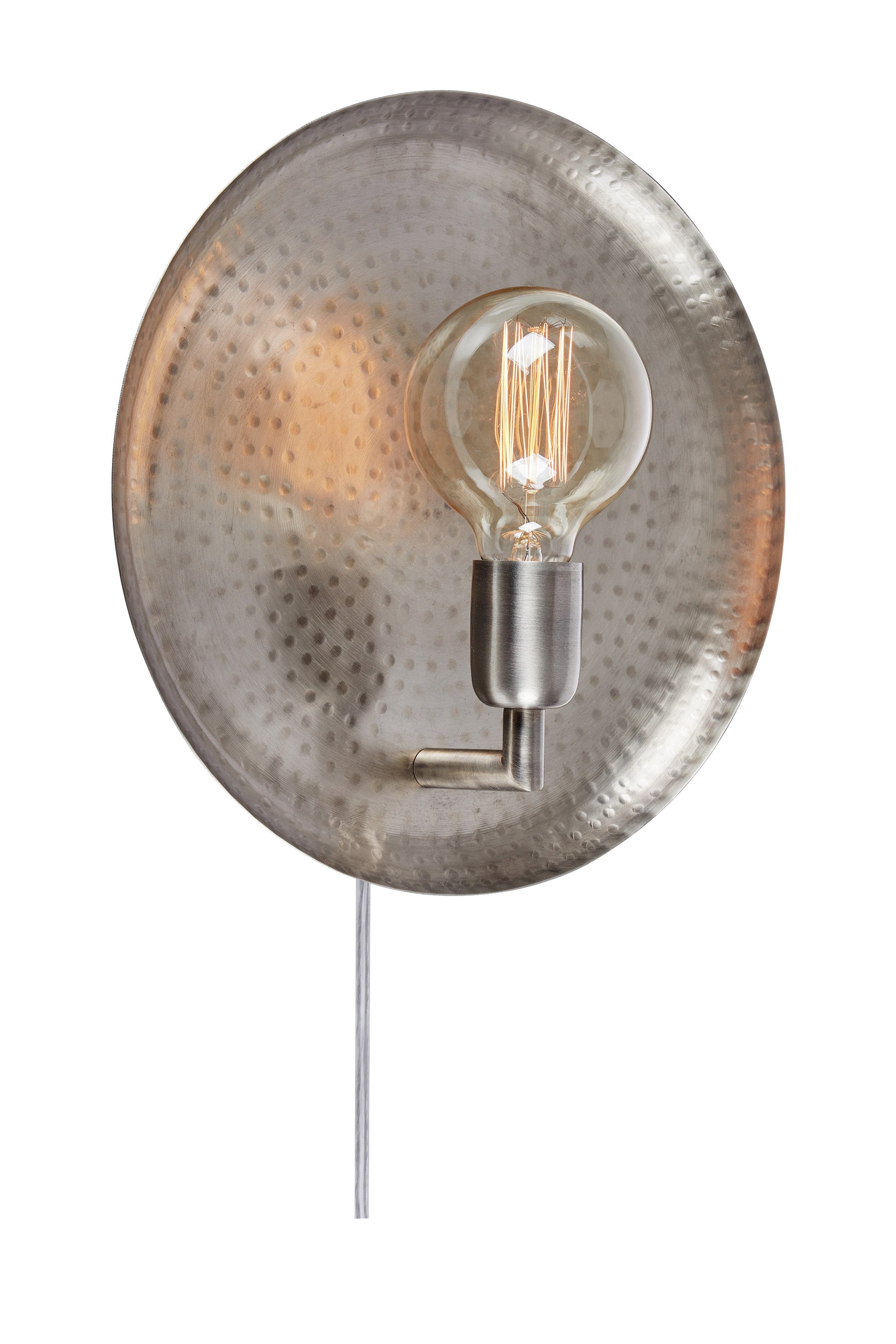 DOLIUM vägglampa 1L Antique Silver