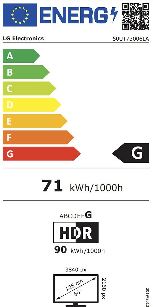 LG 50'' UT73 – 4K LED TV