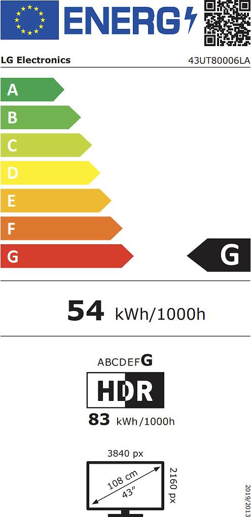 LG 43'' UT80 – 4K LED TV