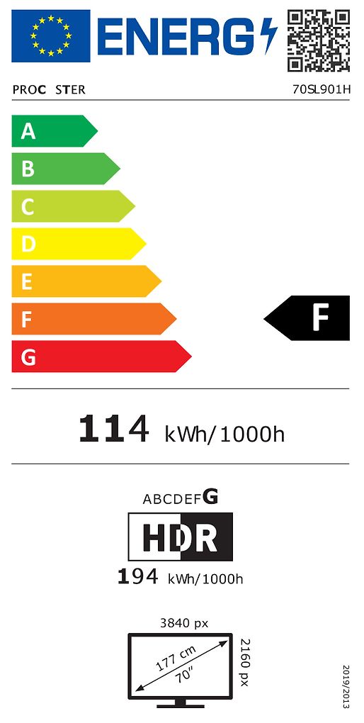 ProCaster 70" SL901H – 4K Android LED TV