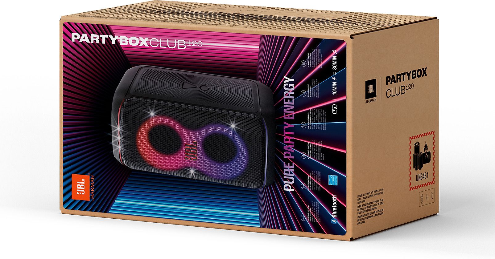 JBL PartyBox Club 120 bilekaiutin