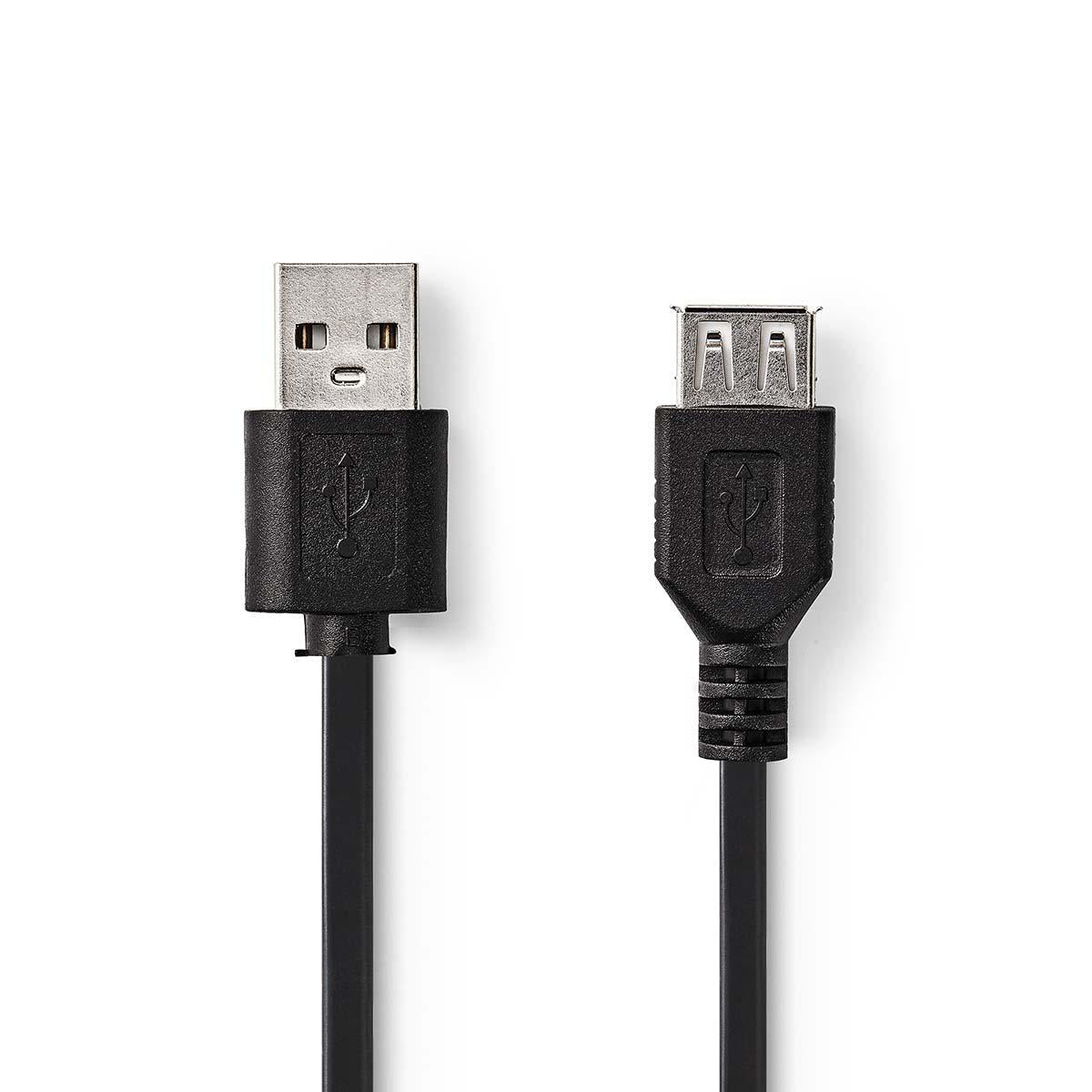 Nedis USB jatkokaapeli uros-naaras 2m - E-store.fi