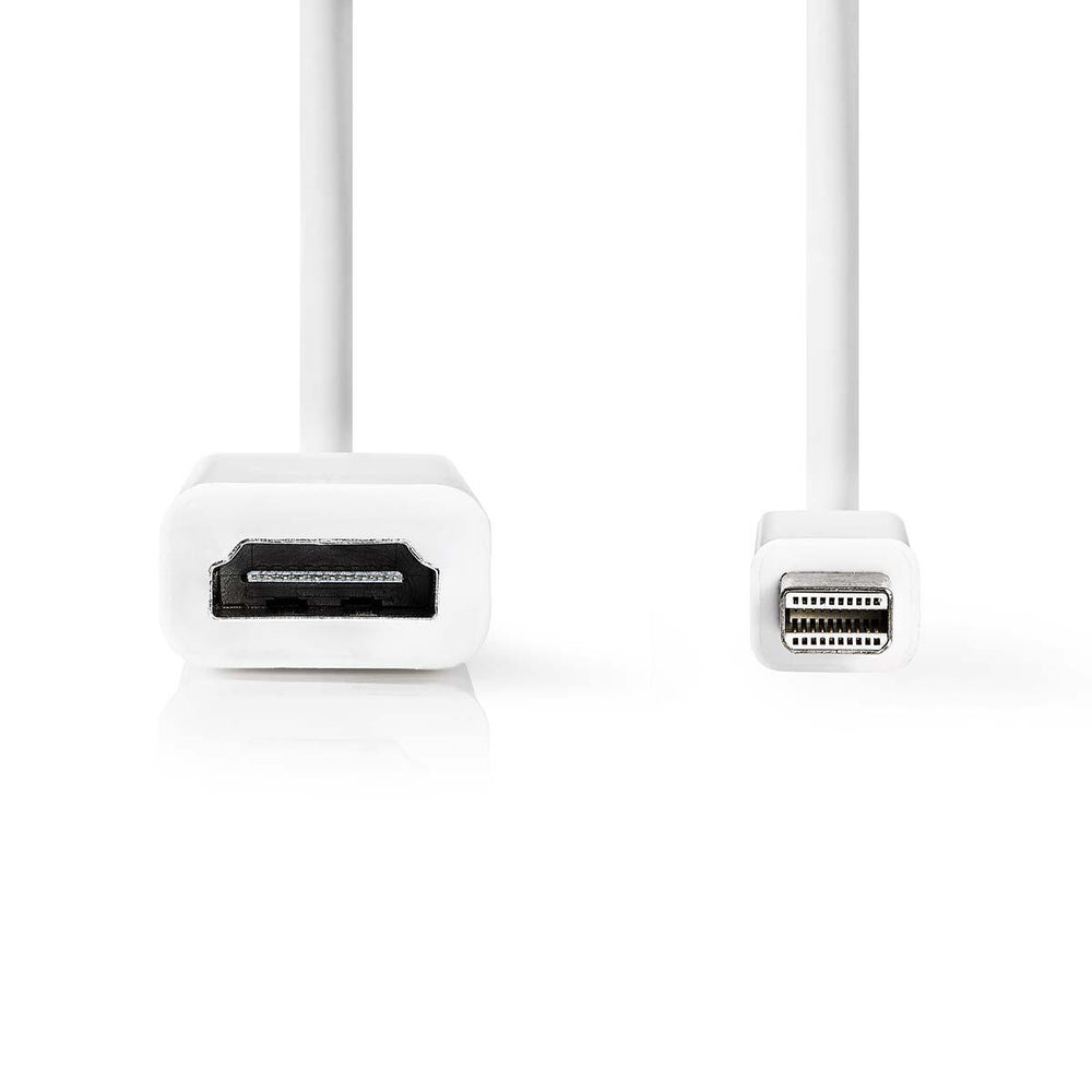 Nedis Mini Displayport uros - HDMI naaras kaapeli 0,2m - E-store.fi