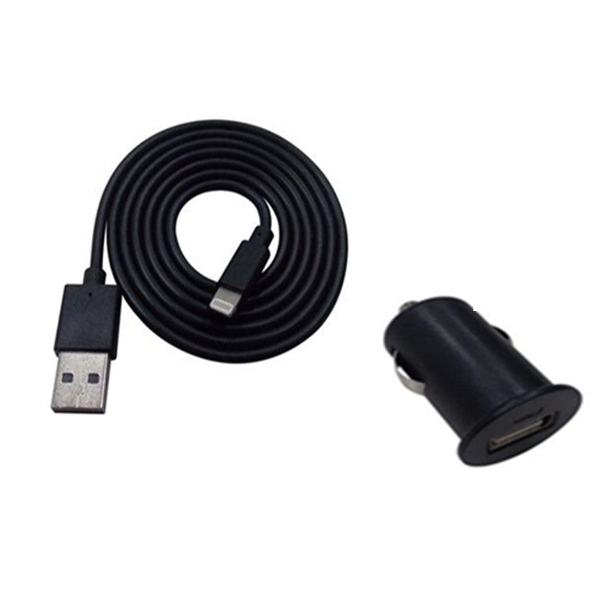 Enjoy autolaturi 1 x USB ja lightning-kaapeli 1.2m - E-store.fi