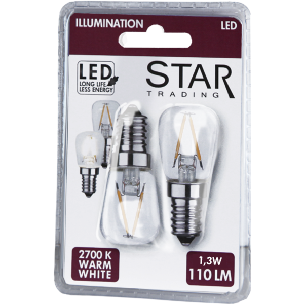 LED-lamppu 110lm - E14 2-pack - E-store.fi