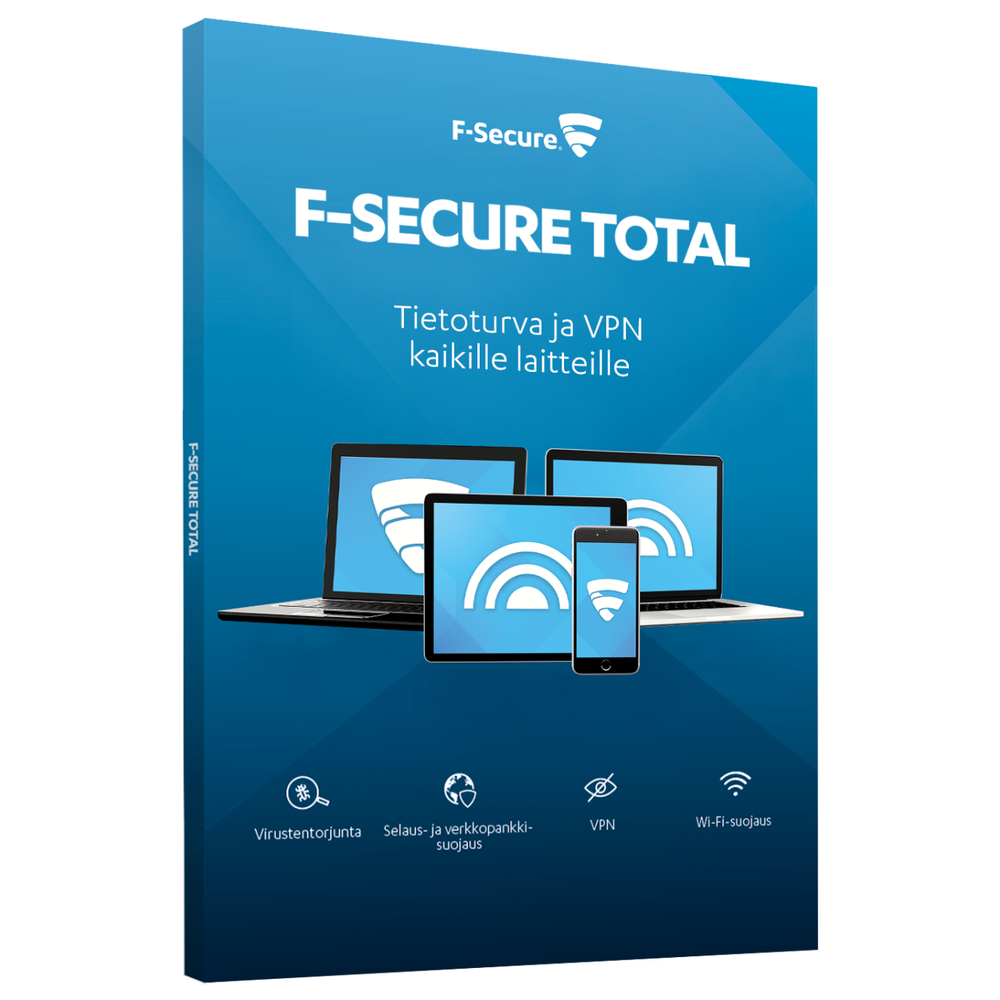 F-Secure Total (1 vuosi - 5 laitetta) - E-store.fi