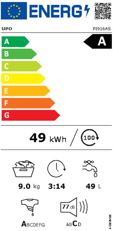 UPO pesukone 9kg - E-store.fi