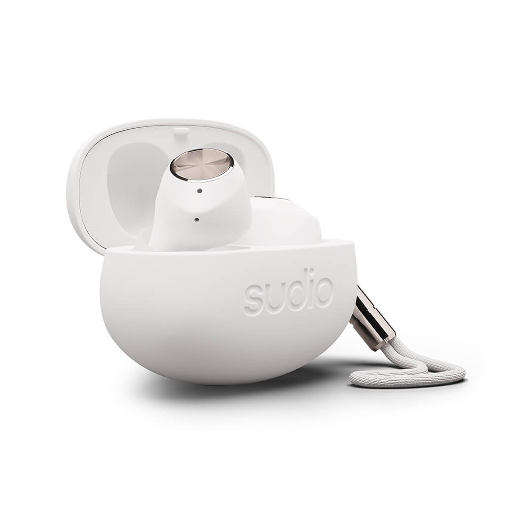 Sudio T2 ANC True Wireless bluetooth hörlurar White