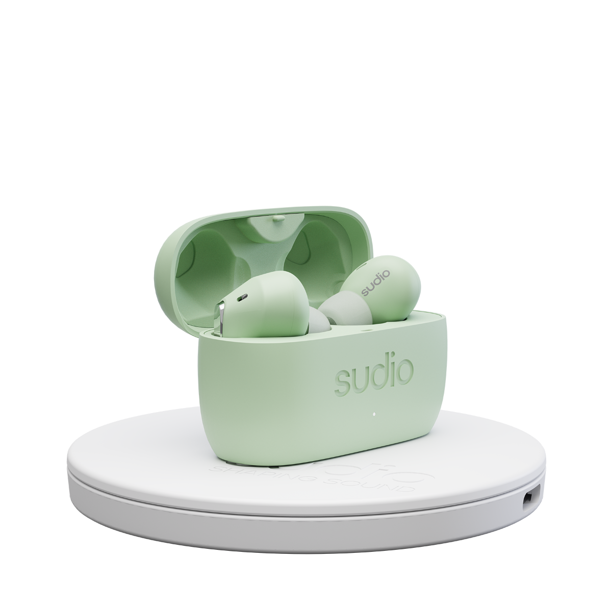 Sudio E2 ANC bluetooth hörlurar jade