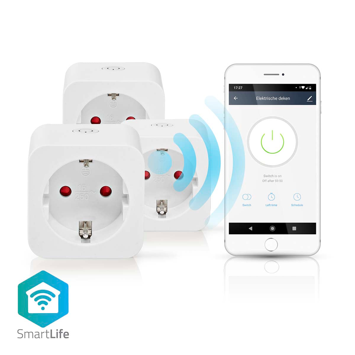 SmartLife Smart Plug - WiFi 3-pack