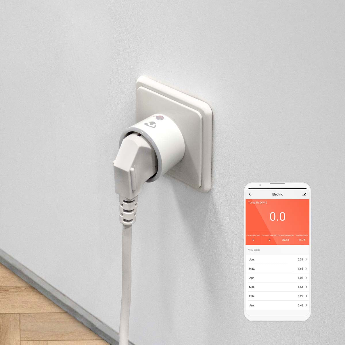 SmartLife Smart Plug med strömmätare - WiFi