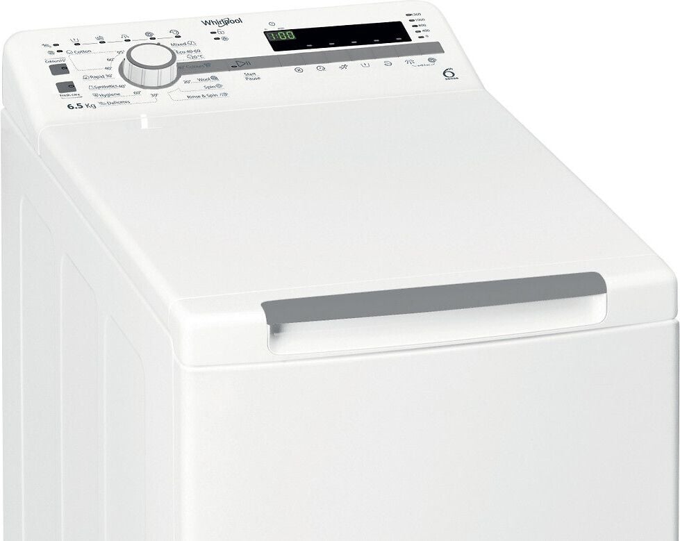 Whirlpool TDLR 65230SS EU/N toppmatad tvättmaskin