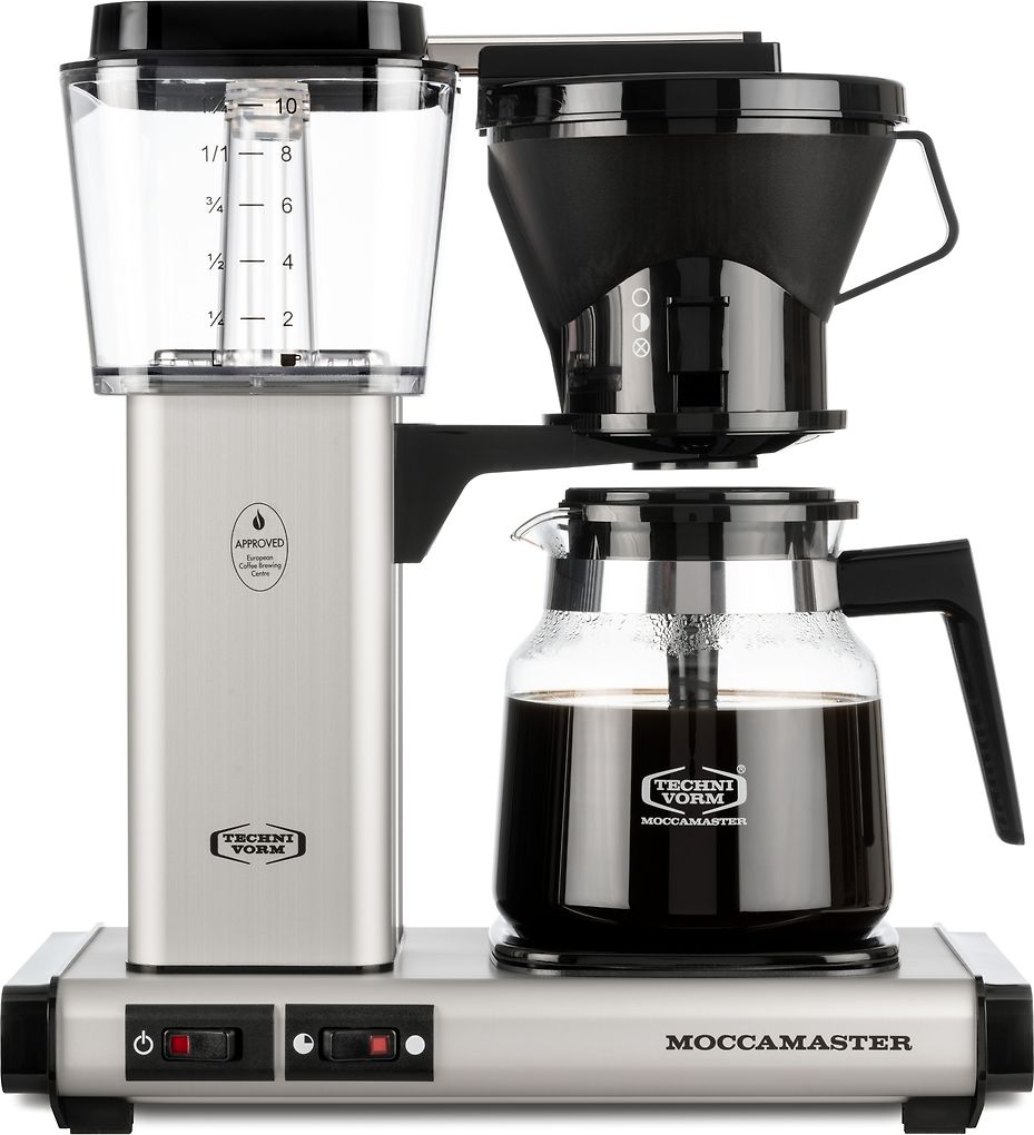 Moccamaster Manual  kaffekokare - matt silver