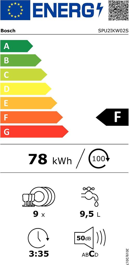 Bosch SPU2IKW02S Serie 2 diskmaskin