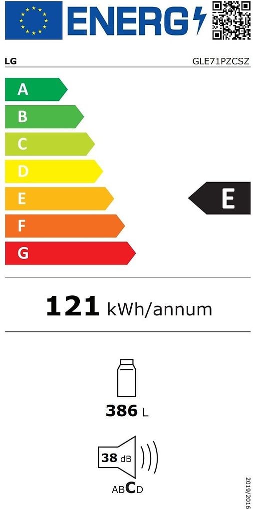 LG GLE71PZCSZ jääkaappi