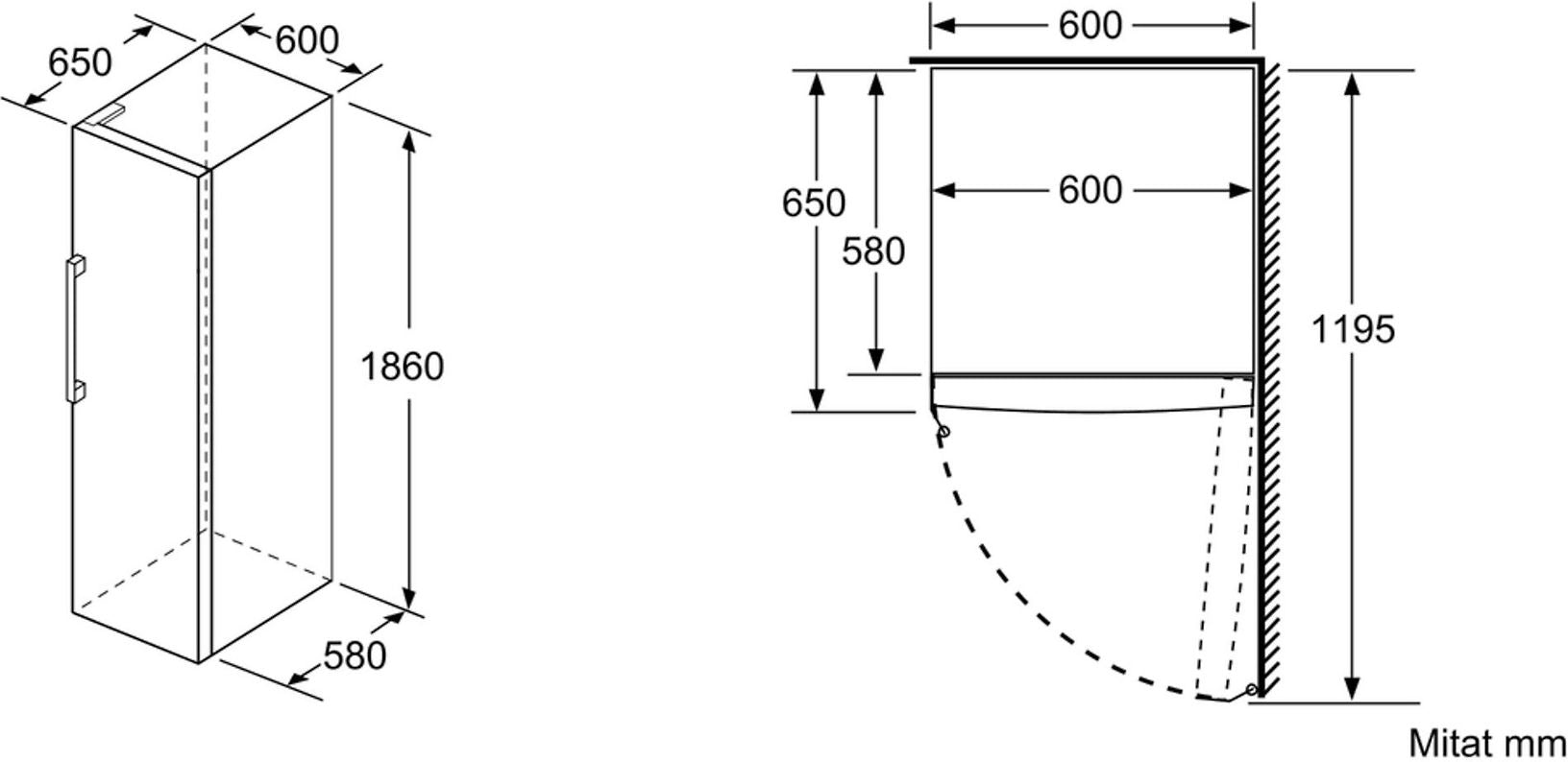 Siemens GS36NBIEP iQ500 frysskåp