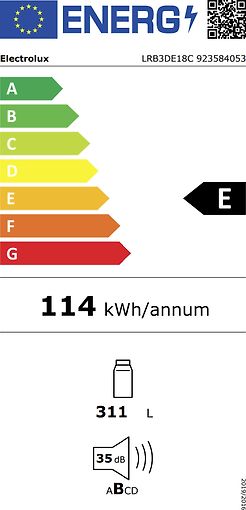 Electrolux LRB3DE18C kylskåp integrerbart