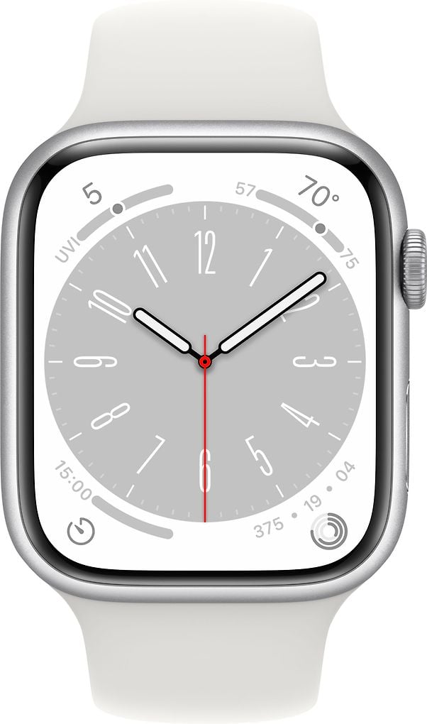 Apple Watch Series 8 GPS 45mm silver aluminium