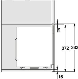 Miele M 2230 integrerad mikrovågsugn 60cm