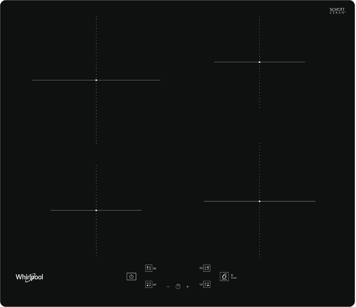 Whirlpool WS Q2160 NE induktionsplatta