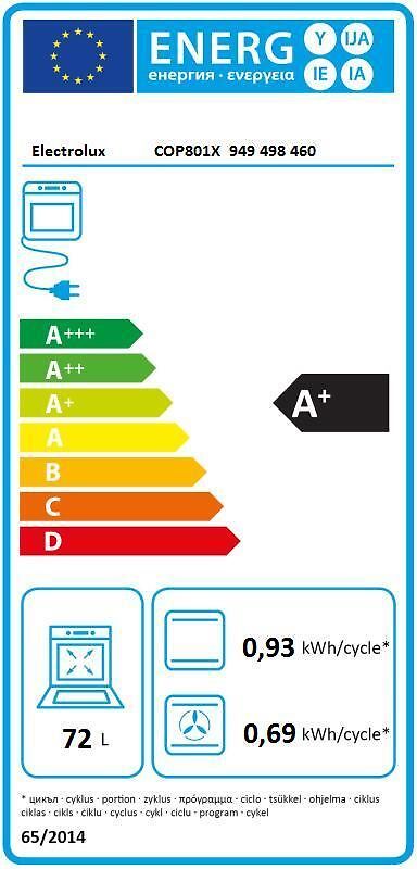 Electrolux COP801X ugn stål