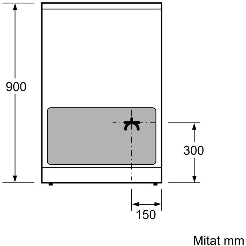 Bosch HLN39A060U Serie 4 induktionsspis 60cm svart