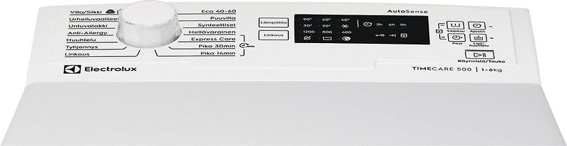 Electrolux EW6T026RS TimeCare 500 toppmatad tvättmaskin