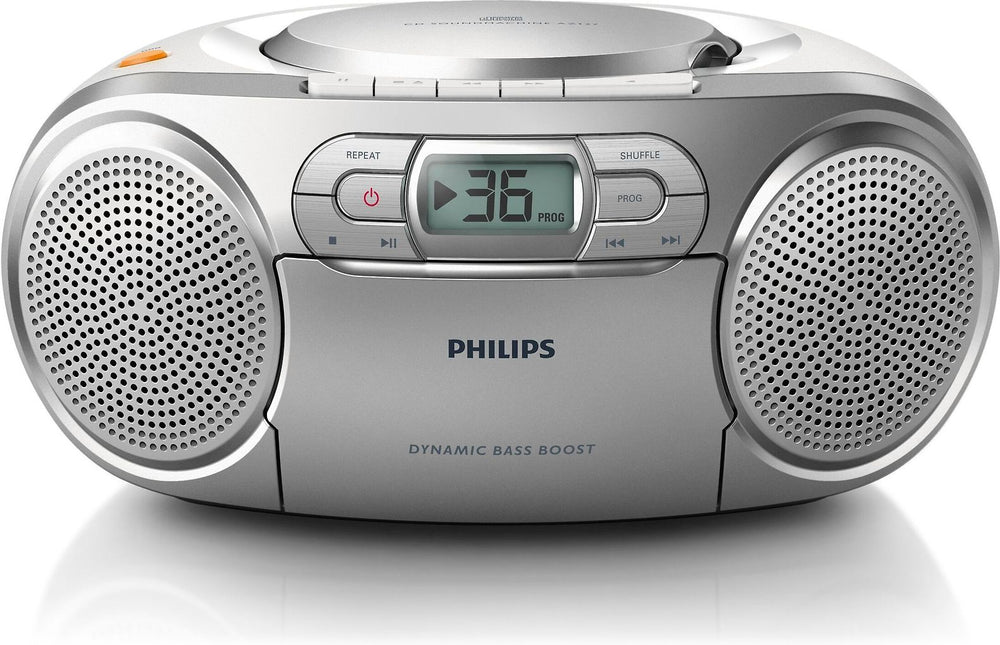 Philips AZ127 Bärbar CD-spelare, Silver