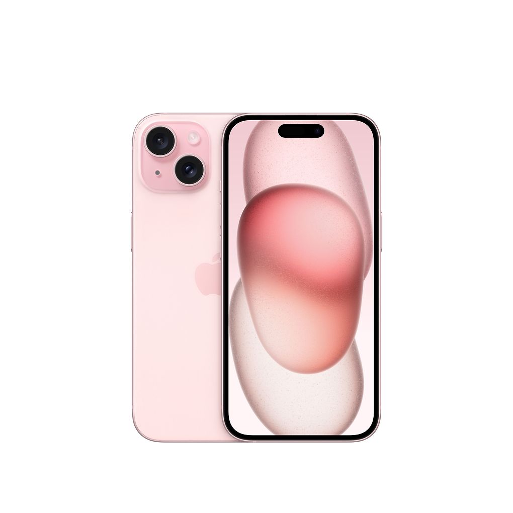 Apple iPhone 15 128 Gt -puhelin, pinkki (MTP13)