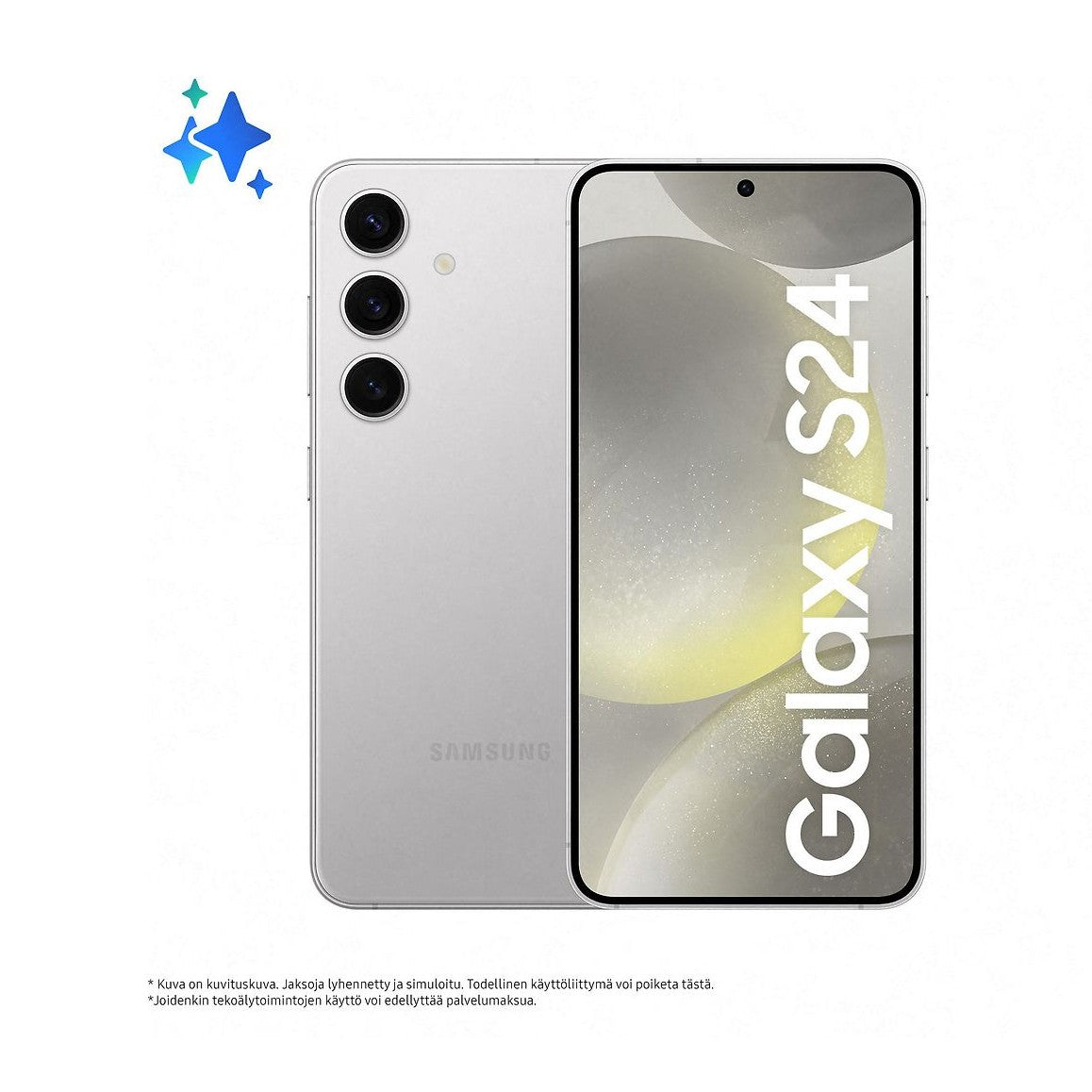 Samsung Galaxy S24 5G -puhelin, 128/8 Gt, Marble Gray