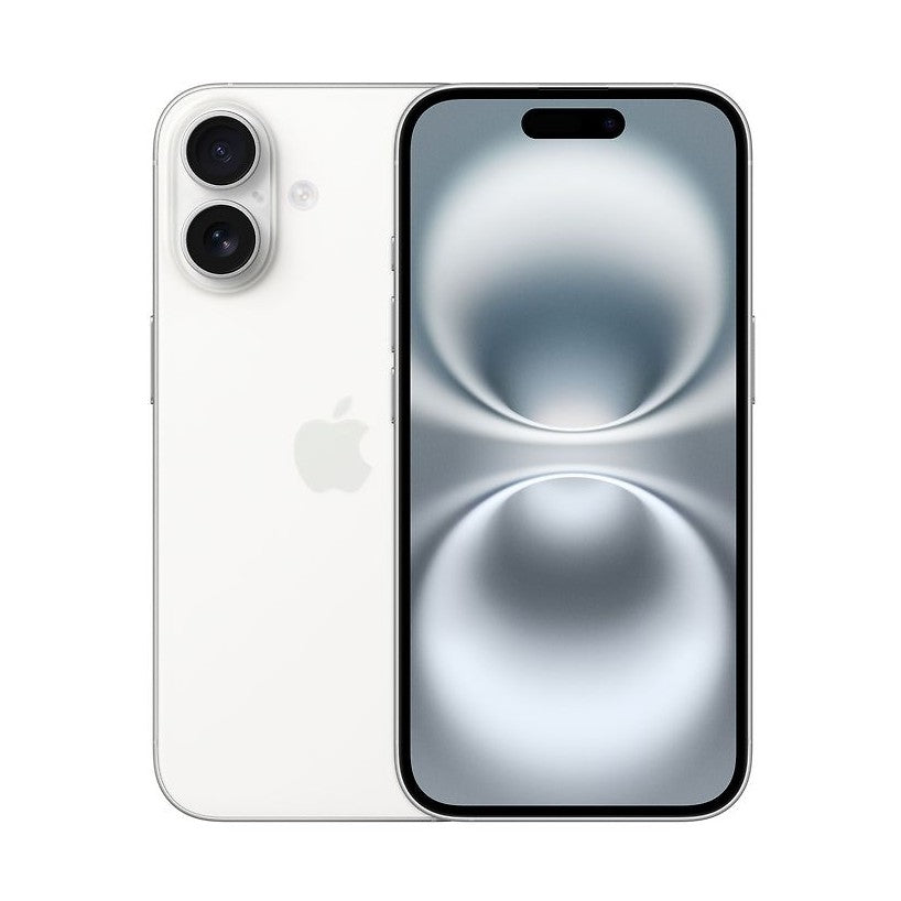 Apple iPhone 16 128 Gt -puhelin, valkoinen (MYE93) - E-store.fi