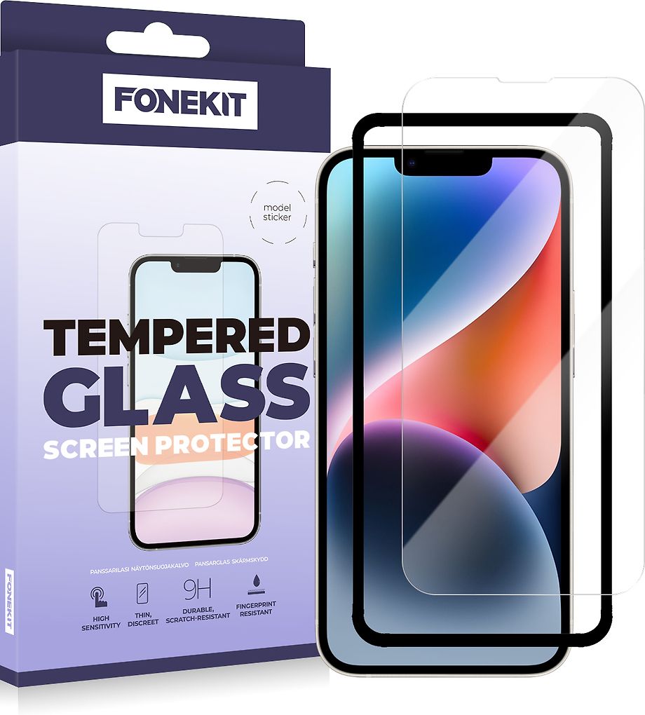 FoneKit pansarglas, iPhone 14/13/13 Pro