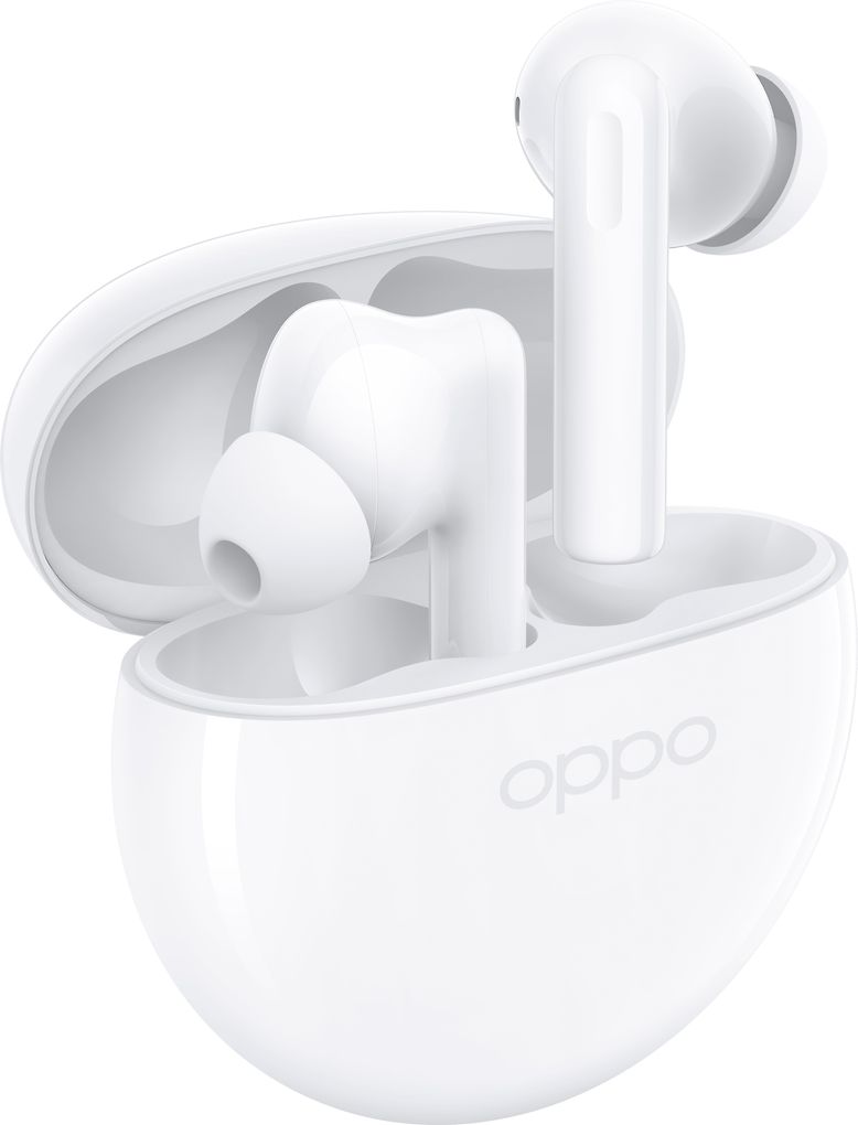 OPPO Enco Buds 2 brusreducerande hörsnäckor, vita