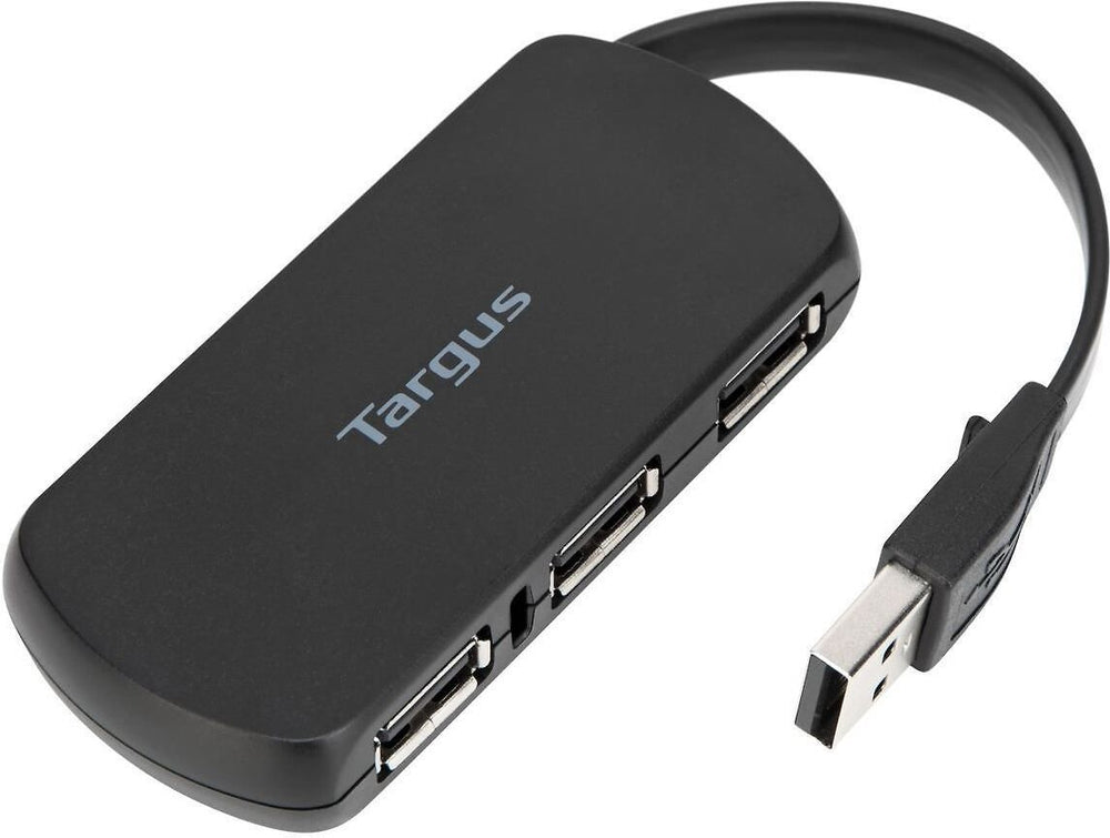 Targus 4-porttinen USB-hubi, musta