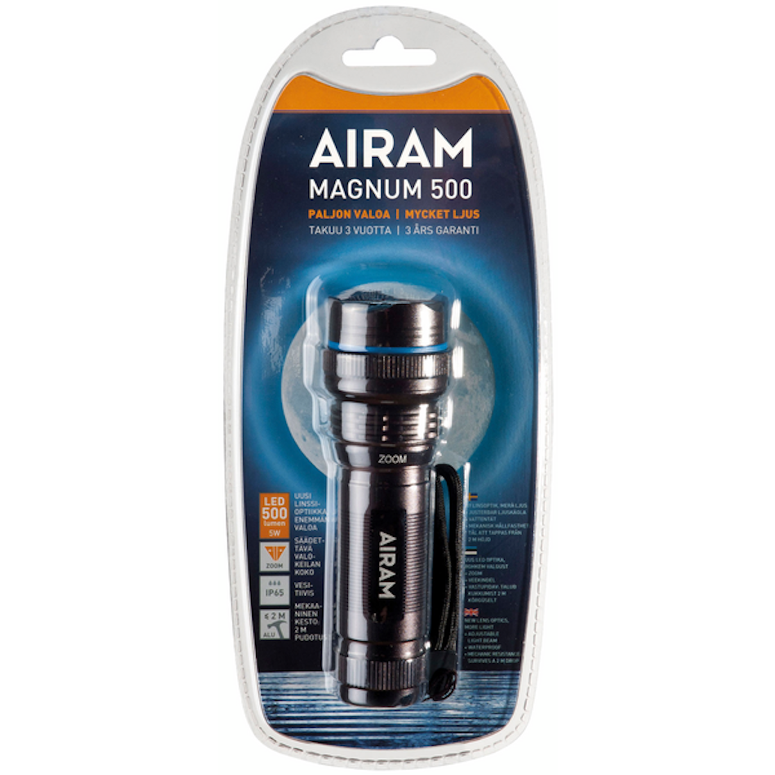 Ficklampa Airam Magnum 500