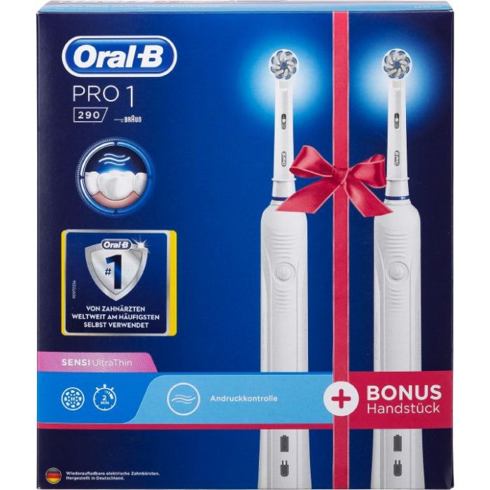 Braun Oral-B PRO 1 290 hammasharja tuplarunko