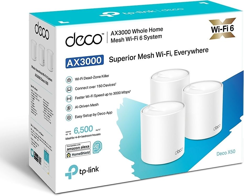 TP-LINK Deco X50 WiFi 6 Mesh-router 3-pack