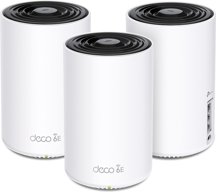 TP-LINK Deco XE75 Tri-Band WiFi 6E -Mesh-järjestelmä, 3-pack