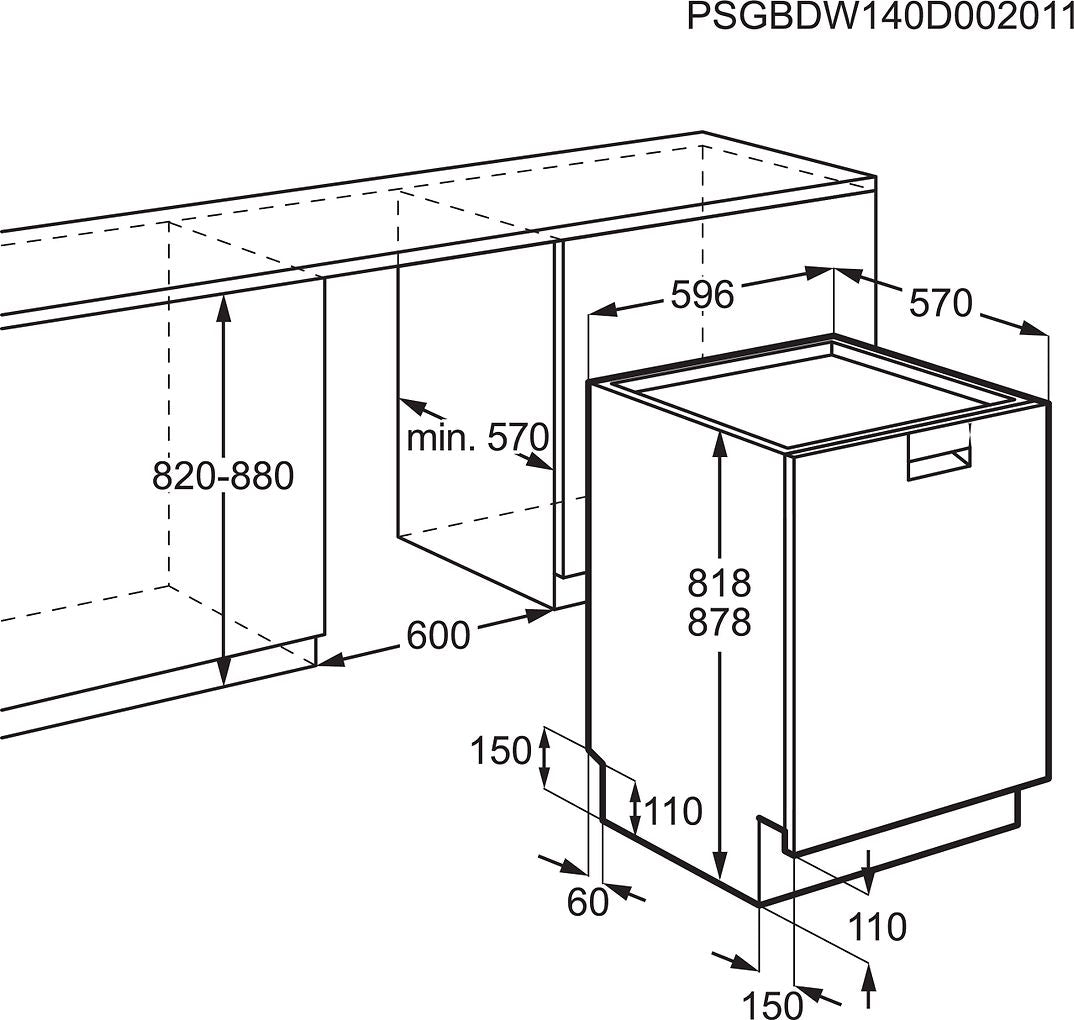 AEG FBB83706PW diskmaskin