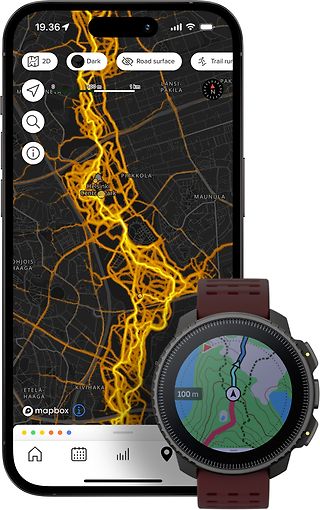 Suunto Vertical urheilukello Black Ruby