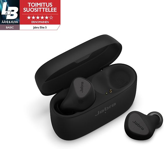 Jabra Elite 5 Active -vastamelunappikuulokkeet, musta