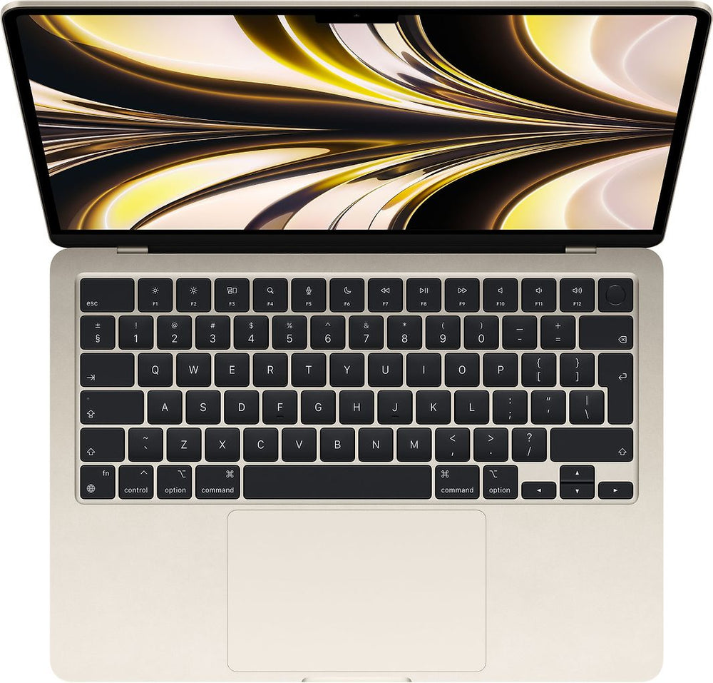 Apple MacBook Air M2 256 Gt 2022 -kannettava, tähtivalkea