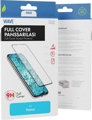 Wave Full Cover -panssarilasi, Honor 90 Lite / X8, musta - E-store.fi