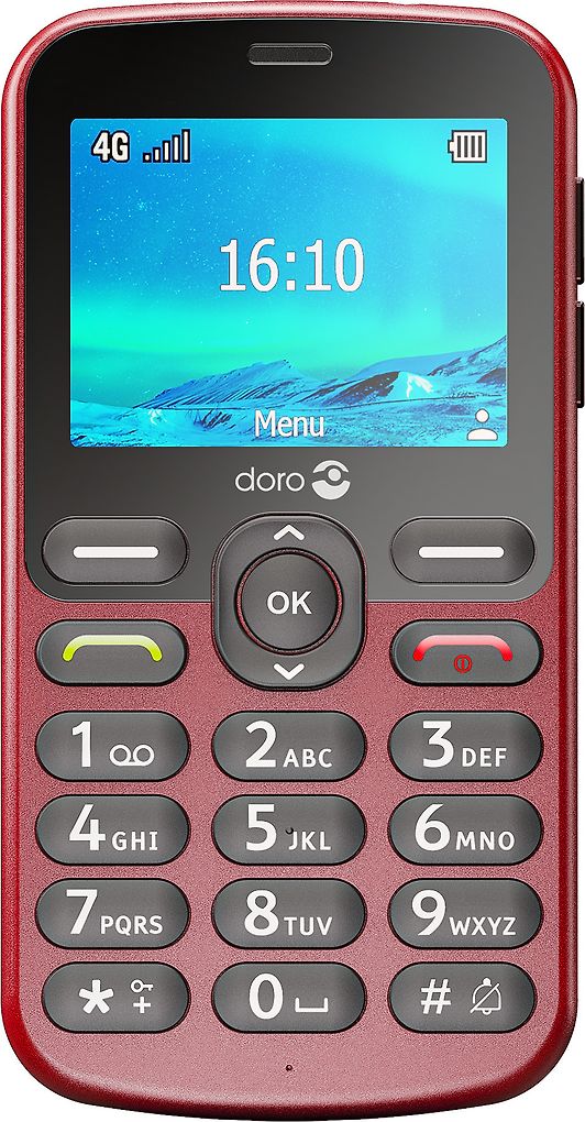 Doro 1881 4G punainen