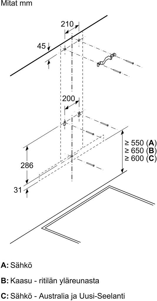 Siemens LC97BHM50 iQ300 - spisfläkt, stål, 90 cm