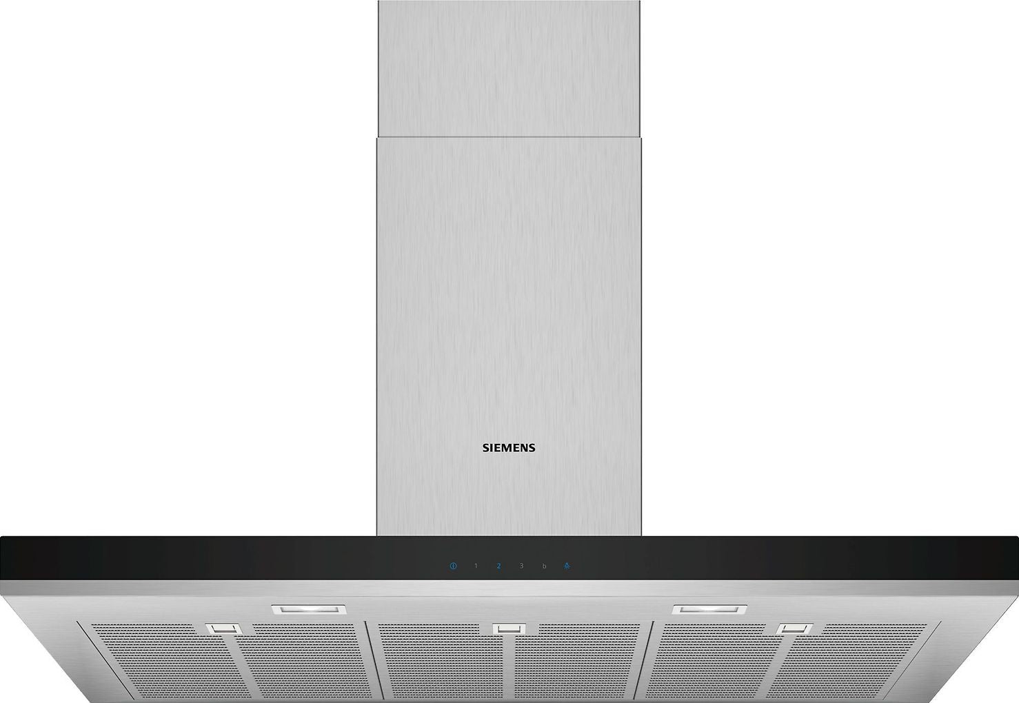 Siemens LC97BHM50 iQ300 - spisfläkt, stål, 90 cm