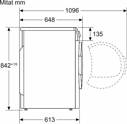 Bosch WQG242AISN Serie 6 -kuivausrumpu