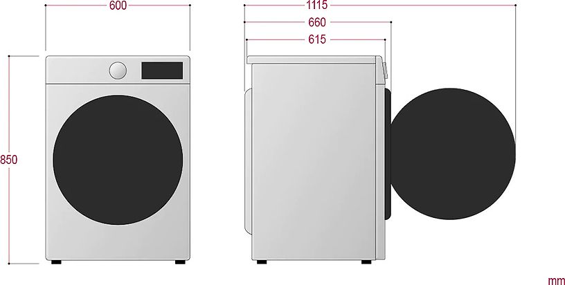 LG RH80V9AV7N -kuivausrumpu