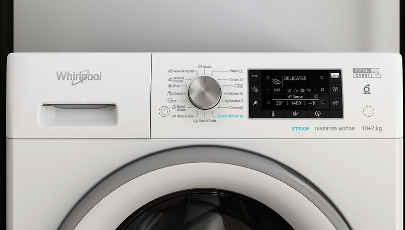 Whirlpool FFWDD 1076258 SV EE - torkande tvättmaskin